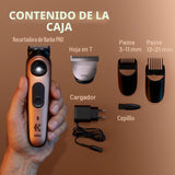 Recortadora de barba King C. Gillette PRO con 40 ajustes de longitu...