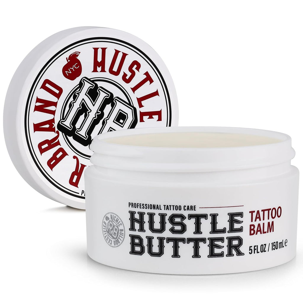 Hustle Butter Tattoo Aftercare - Bálsamo para tatuajes de 5 onzas,...