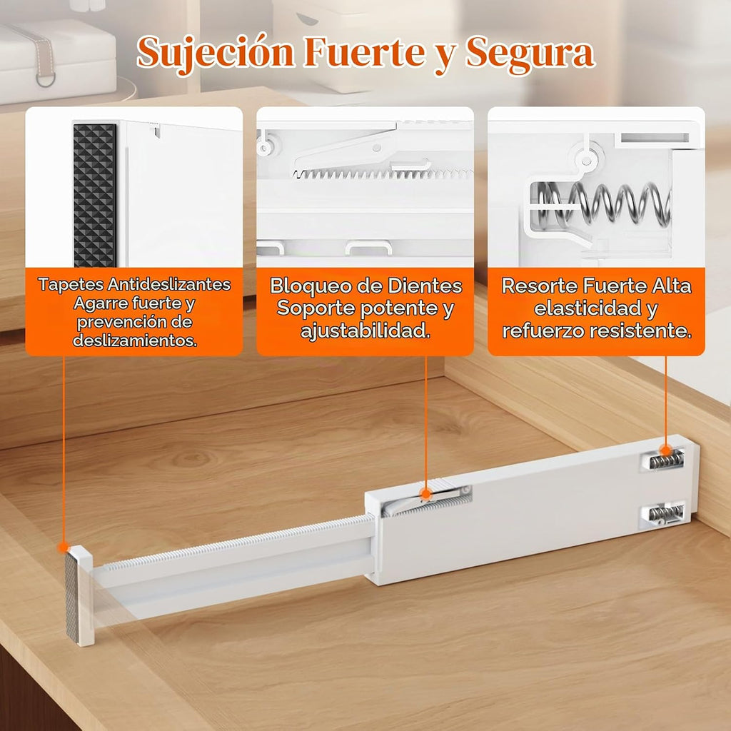 Lifewit Divisores de cajones de cocina mejorados de 2.36 pulgadas
