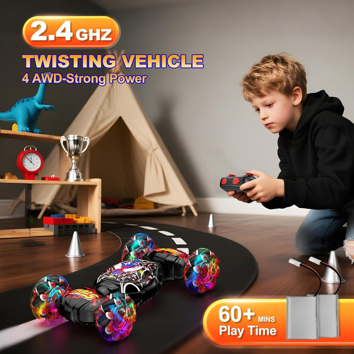 Nikuku Auto de acrobacias RC con detección de gestos, auto de contr...