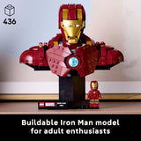 LEGO Marvel Iron Man MK4 Bust - Kit de construcción para