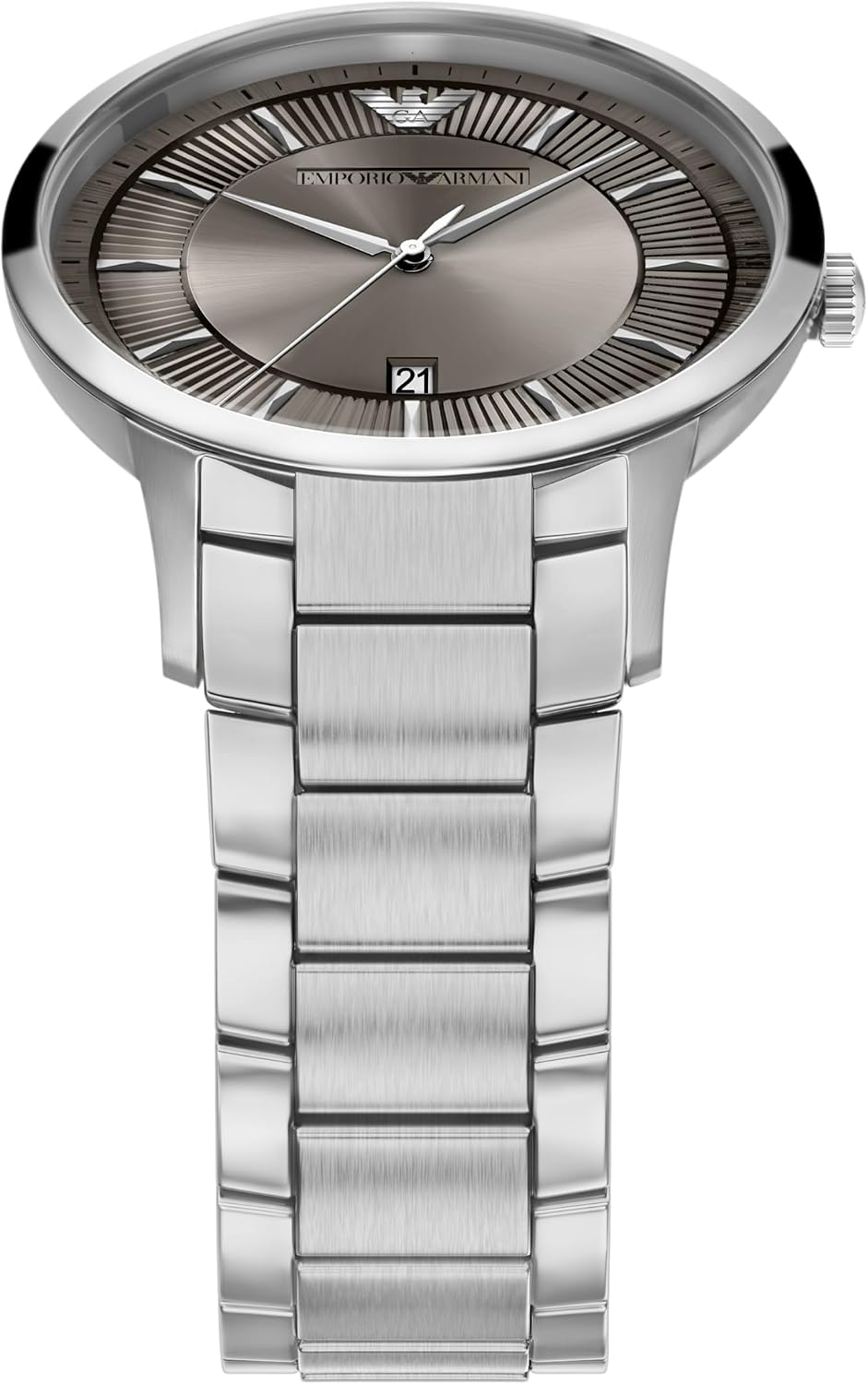Reloj para hombre Emporio Armani Archetipo de tres agujas con fecha en acero inoxidable (Modelo: AR11825)
