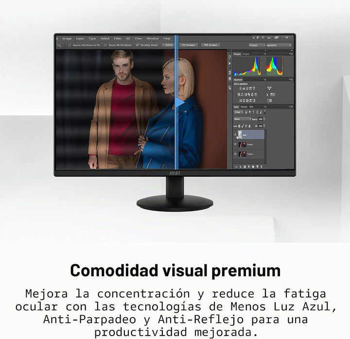 msi PRO MP242LE - Monitor de oficina para computadora IPS 1920 x 10...