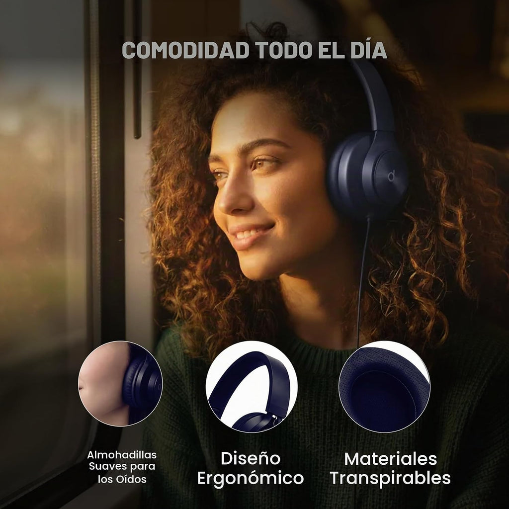 ARTIX - Auriculares con cable con micrófono, auriculares con cable