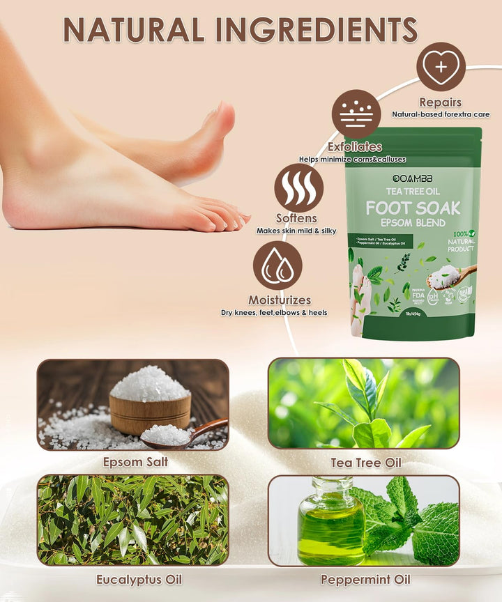 OOAMBB Spa de pies plegable con control de calor, burbujas y temper...