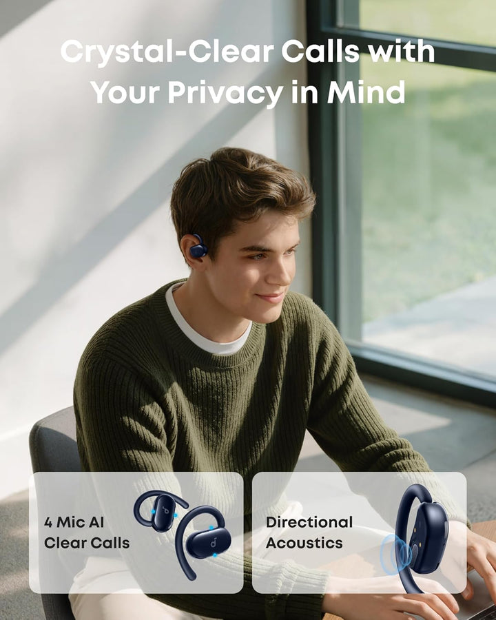 Soundcore V20i de Anker, auriculares de oído abierto, ganchos ajust...