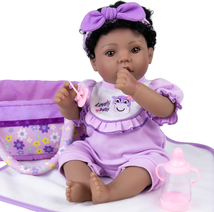 Aori Reborn Baby Dolls Black American Girl - Muñeca recién nacida r...
