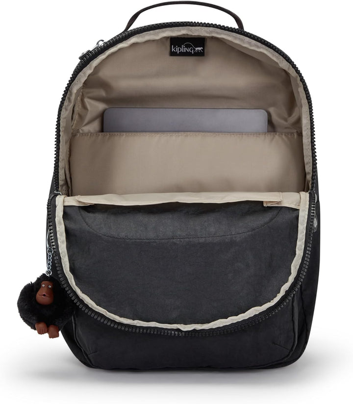 Kipling Mochila para portátil Seoul de 15 pulgadas para mujer, dura...