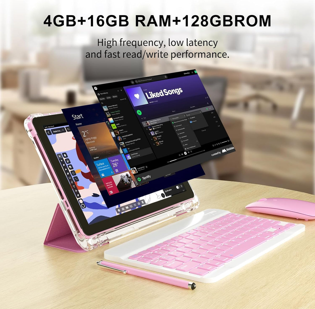 Tableta Android 16 Tabletas de 10 pulgadas, 20GB RAM 128GB ROM 2TB...