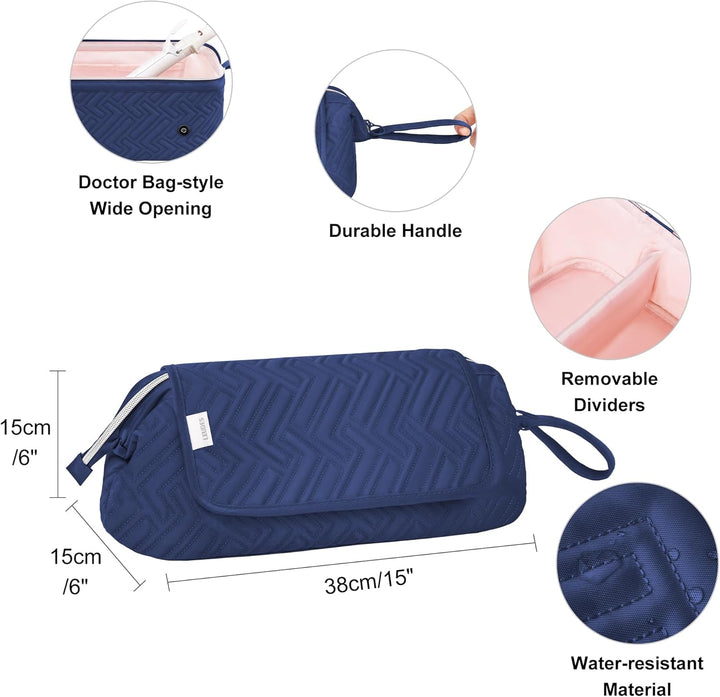 Leudes Bolsa de Viaje para Herramientas de Cabello para Mujeres Res...