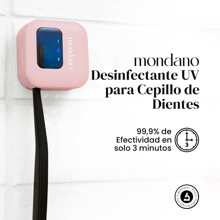 Mondano Esterilizador y Soporte de Cepillo de Dientes UV-C, Estuche...