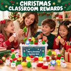 Recuerdos de fiesta de Navidad, 120 piezas de juguetes Squishies para niños, Mochi Squishy al por mayor, juguetes Kawaii mini para apretar, rellenos para bolsas de regalo, premios de aula para niños y