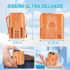 DeeKom 2025 Ventilador de cintura portátil personal y ventilador de...