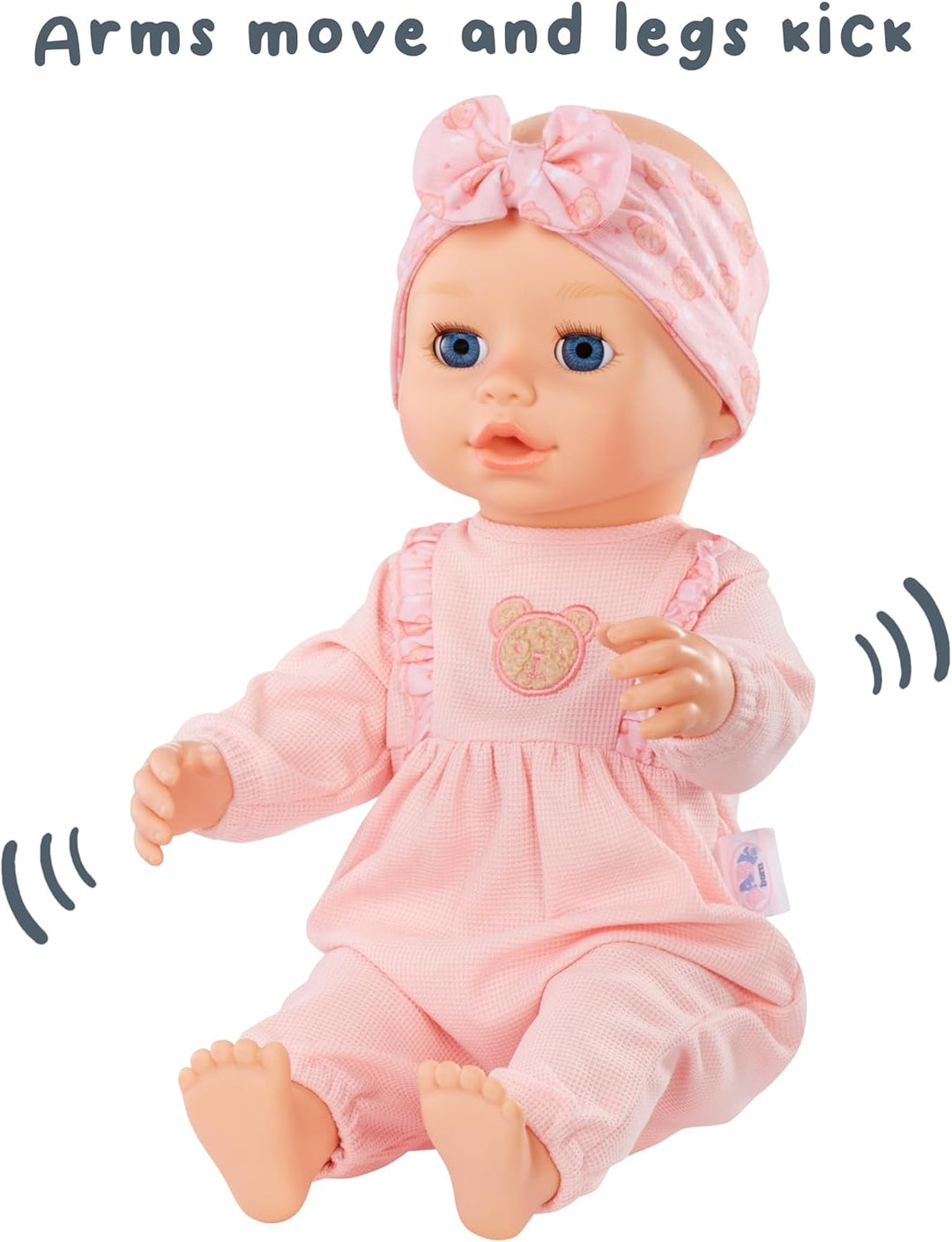 Muñeca Baby Born Aprende a Caminar Annabell - Ojos Azules: Caracter...