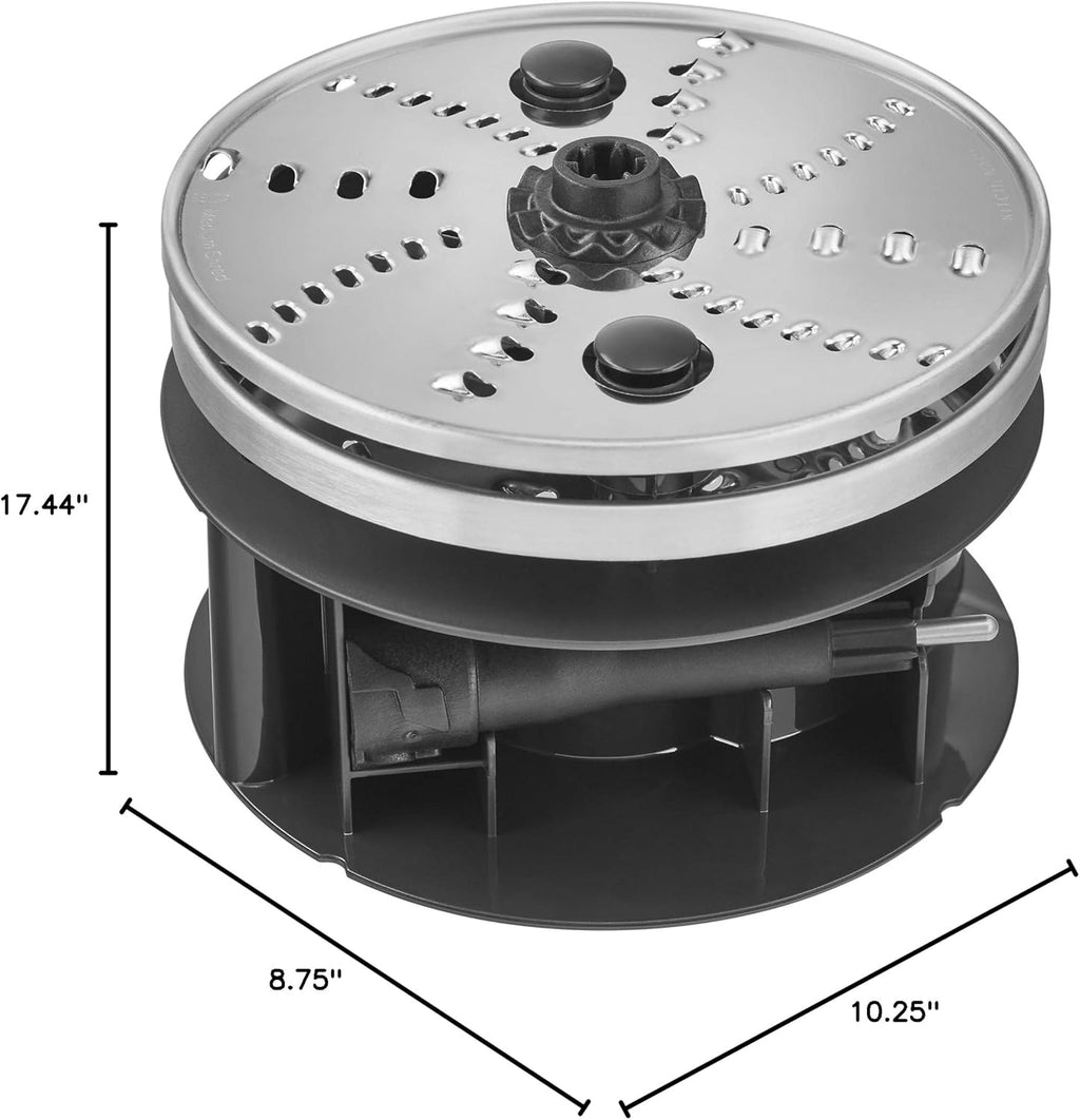 KitchenAid - Procesador de alimentos de 13 tazas, KFP1318, contorno plateado
