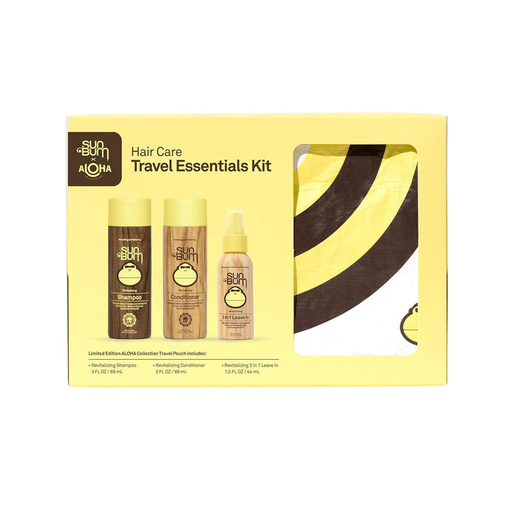 Sun Bum Kit esencial de viaje para el cuidado del cabello, revitali...