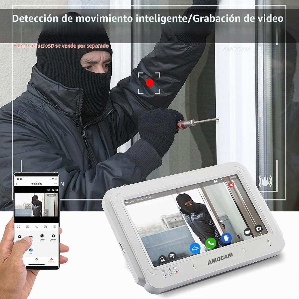 Sistema video inalámbrico del intercomunicador del timbre de WiFi