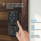Lockly Cerradura de cerrojo inteligente Secure Pro con concentrador WiFi