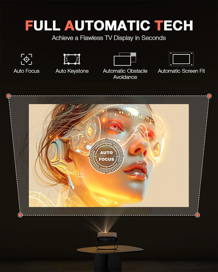 Proyector inteligente R1 para el hogar