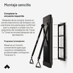 Tonal Sistema inteligente de gimnasio en casa 2: entrenamiento de fuerza alimentado por IA y máquina de cable inteligente con diseño montado en la pared, resistencia adaptativa de 250 libras