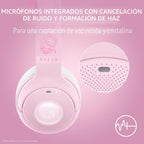 Razer Kraken Kitty V2 BT Auriculares Inalámbricos RGB: Chroma RGB - Bluetooth 5.2 - Controladores de 40 mm - Batería de 40 hrs con Carga Tipo C - Edición Hello Kitty & Friends