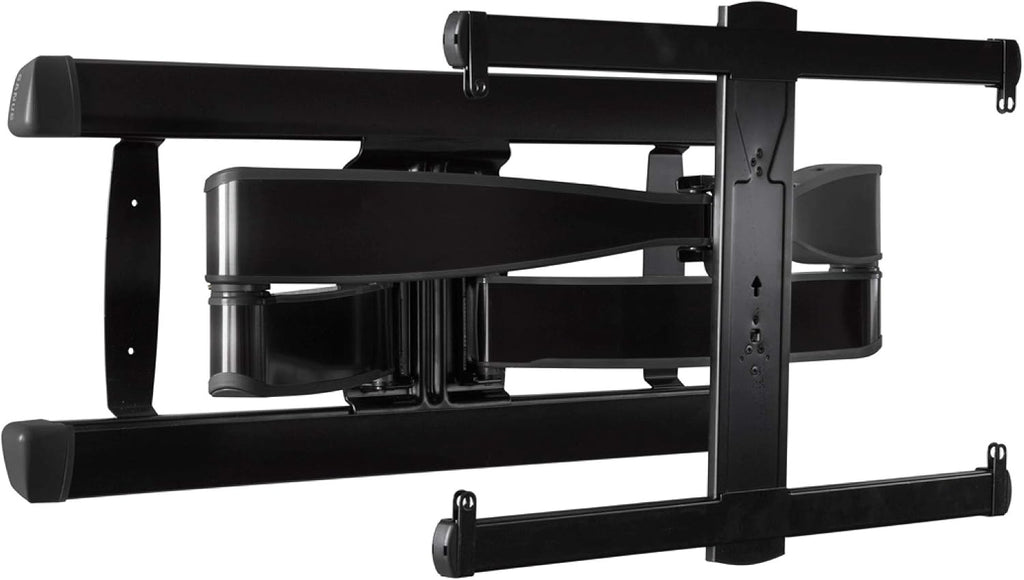 SANUS Soporte de pared para TV de movimiento completo para televisores de 42" a 90" de hasta 125 libras – Extiende, gira e inclina - Instalación DIY fácil en 3 pasos con herrajes incluidos - Acabado