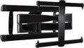SANUS Soporte de pared para TV de movimiento completo para televisores de 42" a 90" de hasta 125 libras – Extiende, gira e inclina - Instalación DIY fácil en 3 pasos con herrajes incluidos - Acabado