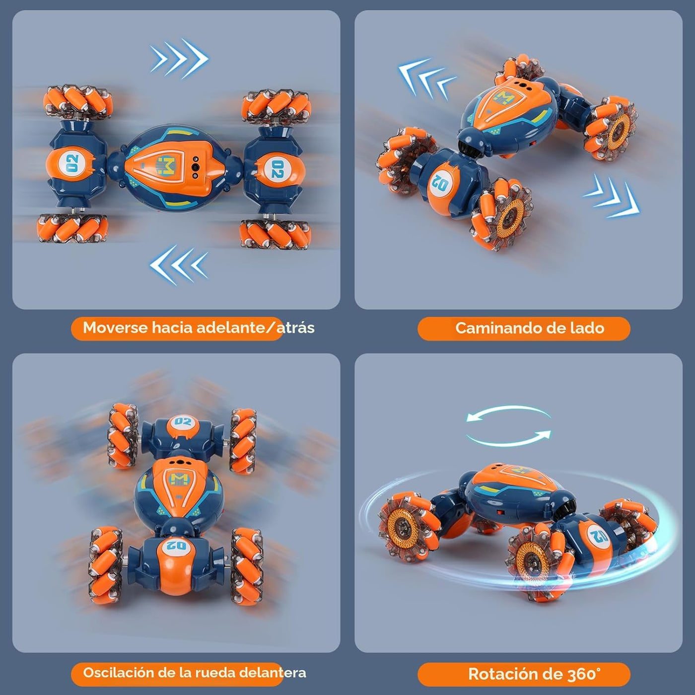 Coche de acrobacias RC con detección de gestos \u2013 Juguetes para...