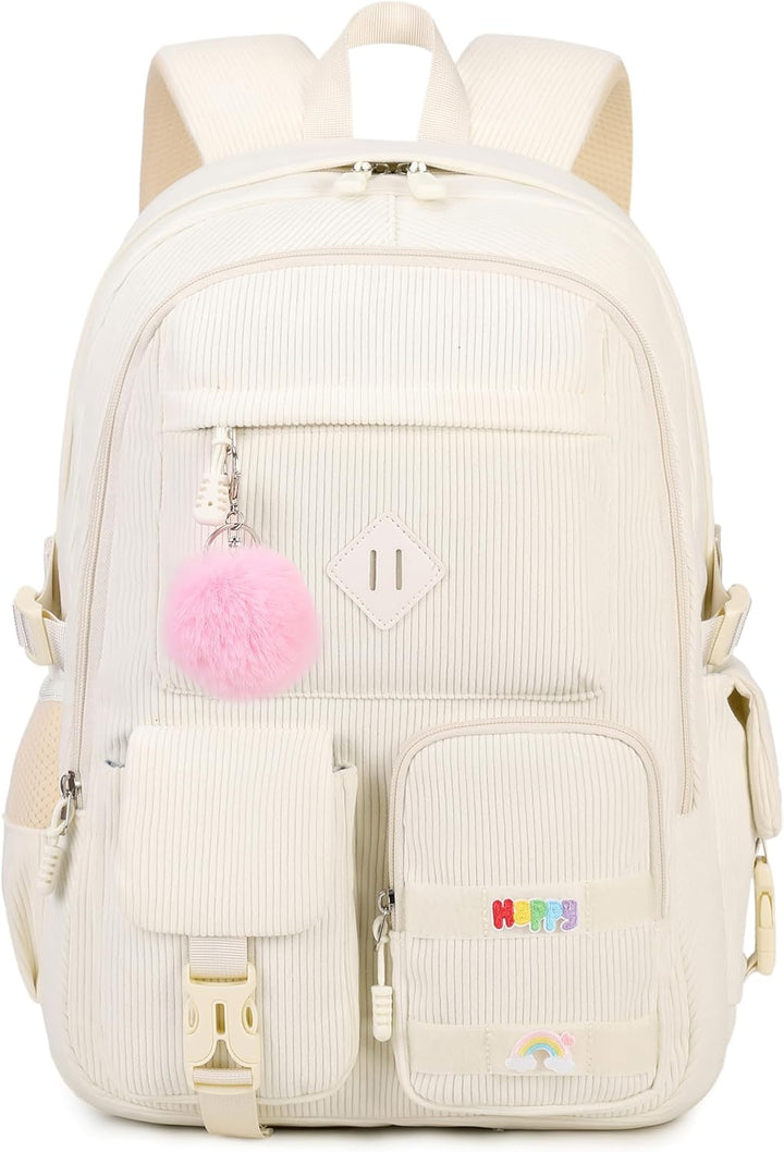 BLUWEI Mochila para computadora portátil para niñas, bolsa de pana...