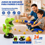 EagleStone Dinosaurio T-rex Lanzador para Niño con Puntuación Automática LCD
