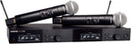 Sistema de micrófono inalámbrico digital de doble, Canal dual, Banda J52 (558-602/614-616 MHz)