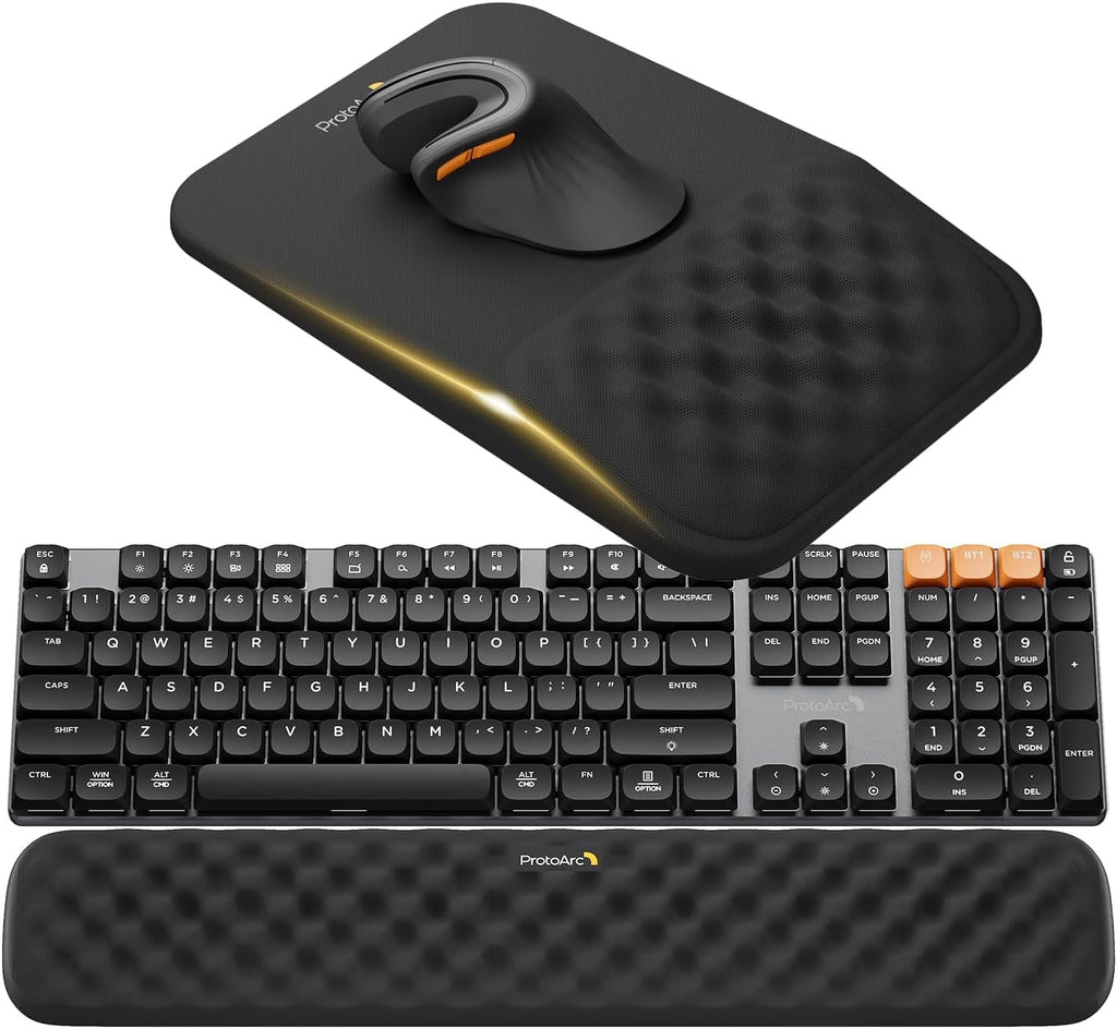 ProtoArc KMP50 - Alfombrilla ergonómica para mouse con reposamuñecas
