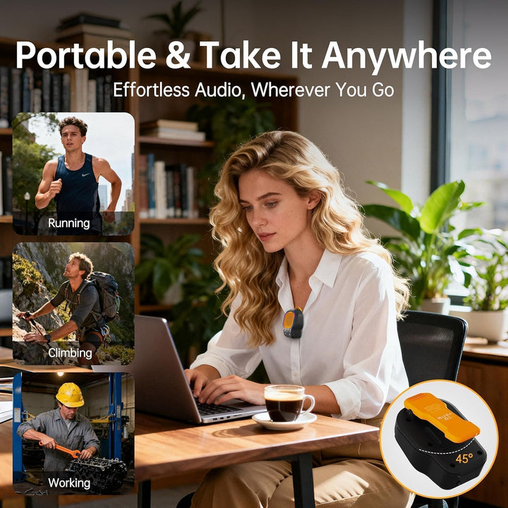 Altavoz Bluetooth portátil, altavoz inalámbrico portátil con clip m...
