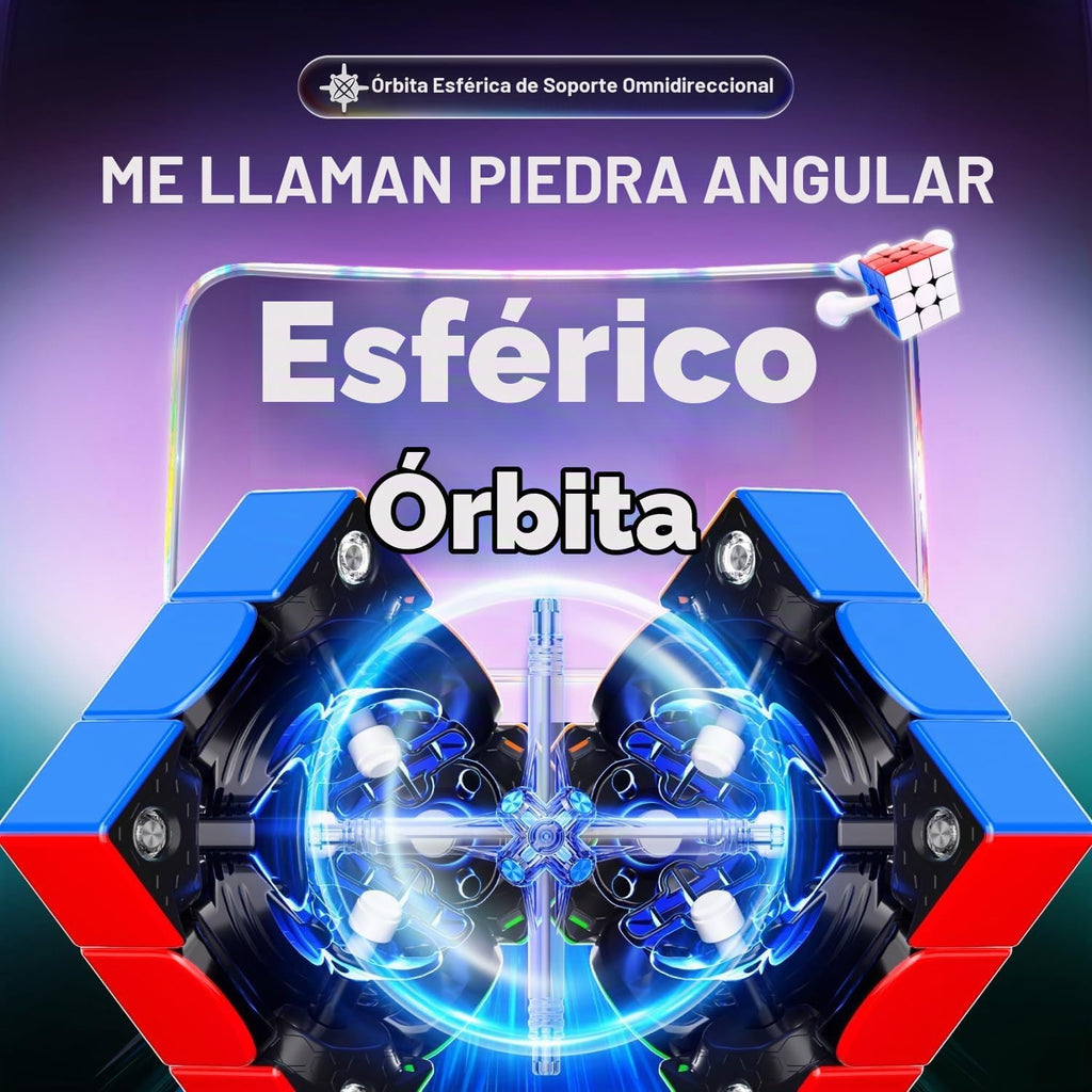 GAN V100 Leap, 3x3 Speed Cube Puzzle magnético para Cubers