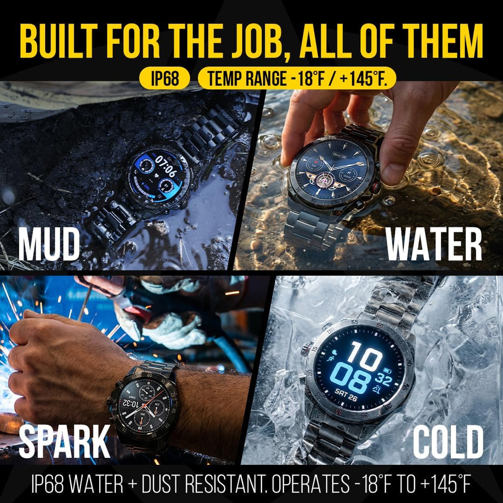 ALPHAGEAR Commander - Reloj inteligente resistente para hombre