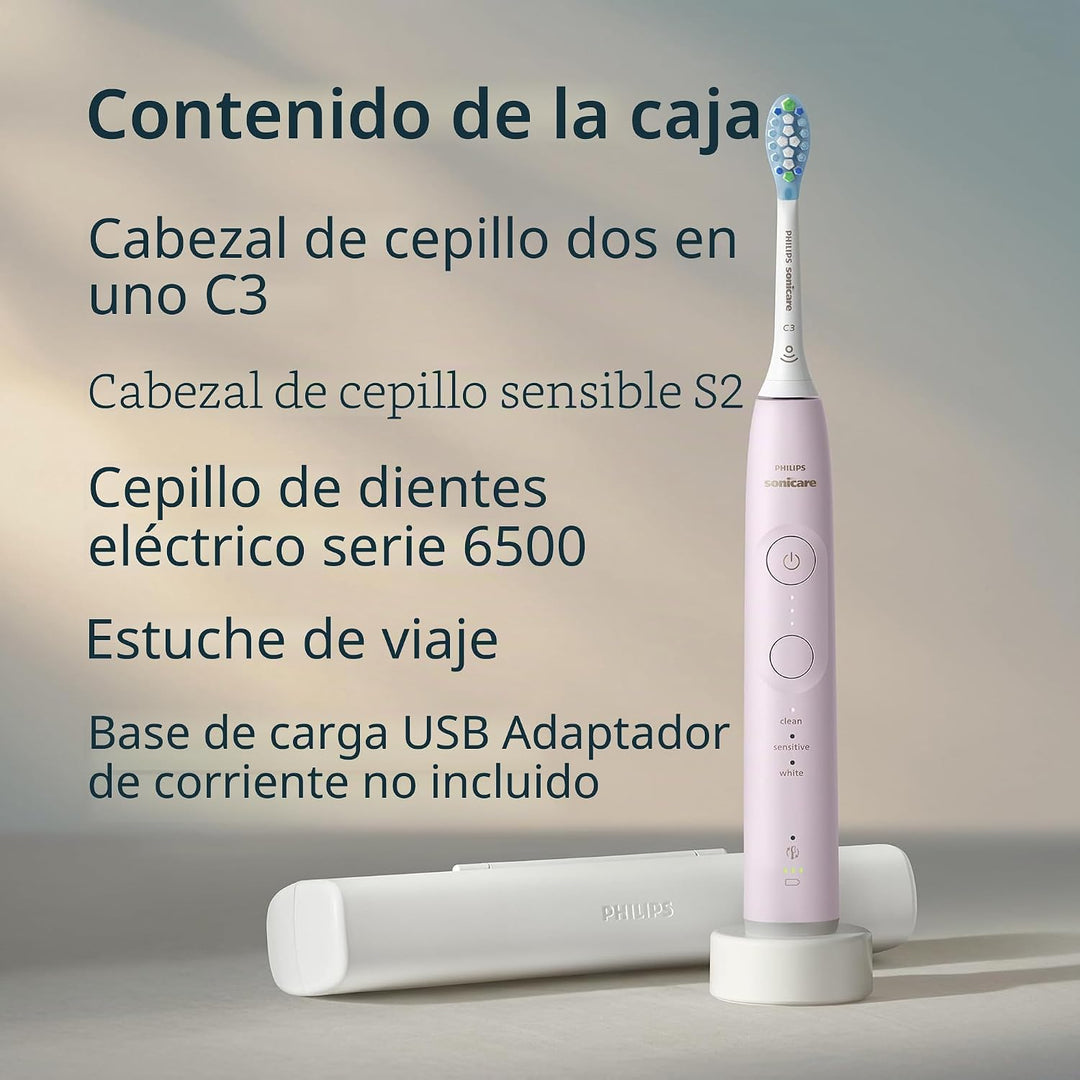 Cepillo de Dientes Eléctrico Philips Sonicare Serie 6500 - Tecnolog...