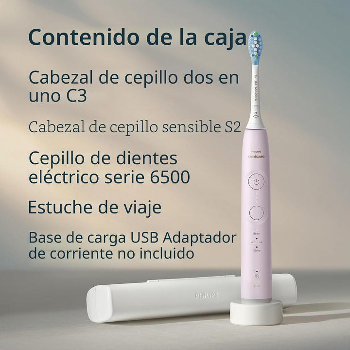 Cepillo de Dientes Eléctrico Philips Sonicare Serie 6500 - Tecnolog...