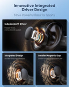 Z3 Auriculares de conducción ósea de oído abierto con micrófono, auriculares deportivos