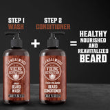 Viking Revolution Acondicionador para barba - Sándalo - 33.8 fl oz