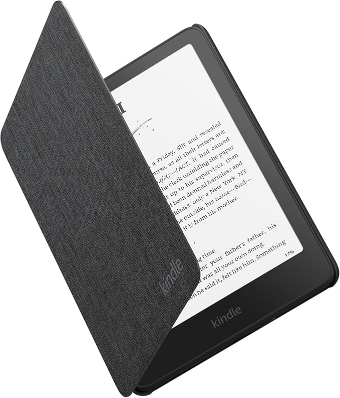 Funda para Amazon Kindle Paperwhite y Kindle Colorsoft. Funda protectora ligera e impermeable - Tela
