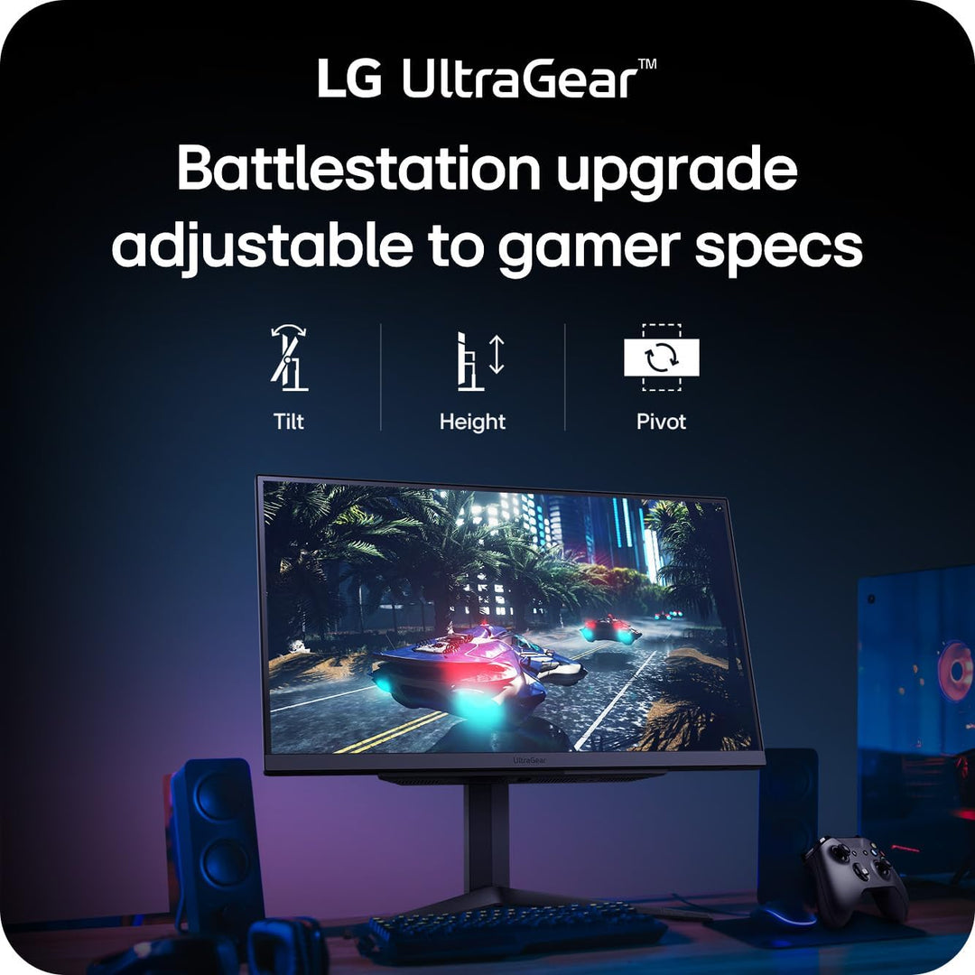 LG 27GR83Q-B Monitor de juegos UltraGear QHD (2560x1440) IPS de 27...