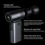 JISULIFE Ventilador Portátil de Mano Ultra2 9000mAh, Máx 25 Hrs, 5...