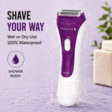 Remington Afeitadora eléctrica suave y sedosa para mujer, afeitador...