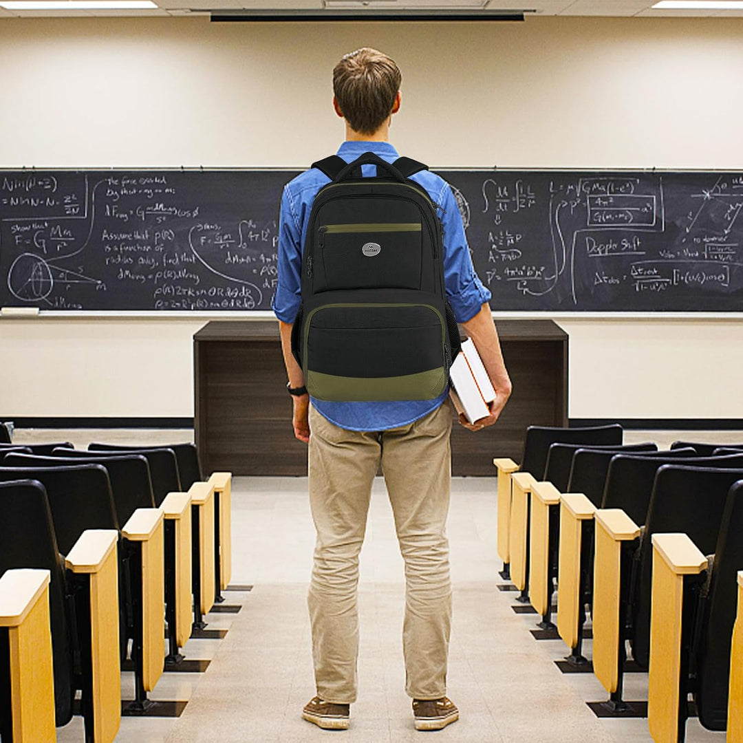 MATEIN Mochila para laptop para hombres con compartimento para el a...