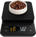 Greater Goods Báscula de café con temporizador, precisión de 0.004 oz para