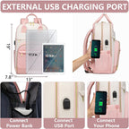 Mochila para Mujer para Laptop: Mochilas de Viaje de Trabajo que se...