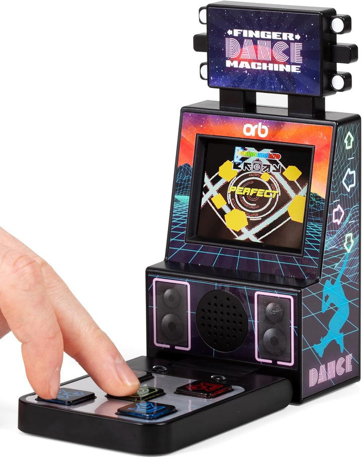 Orb - Mini máquina de arcade de baile con los dedos, 19 canciones i...