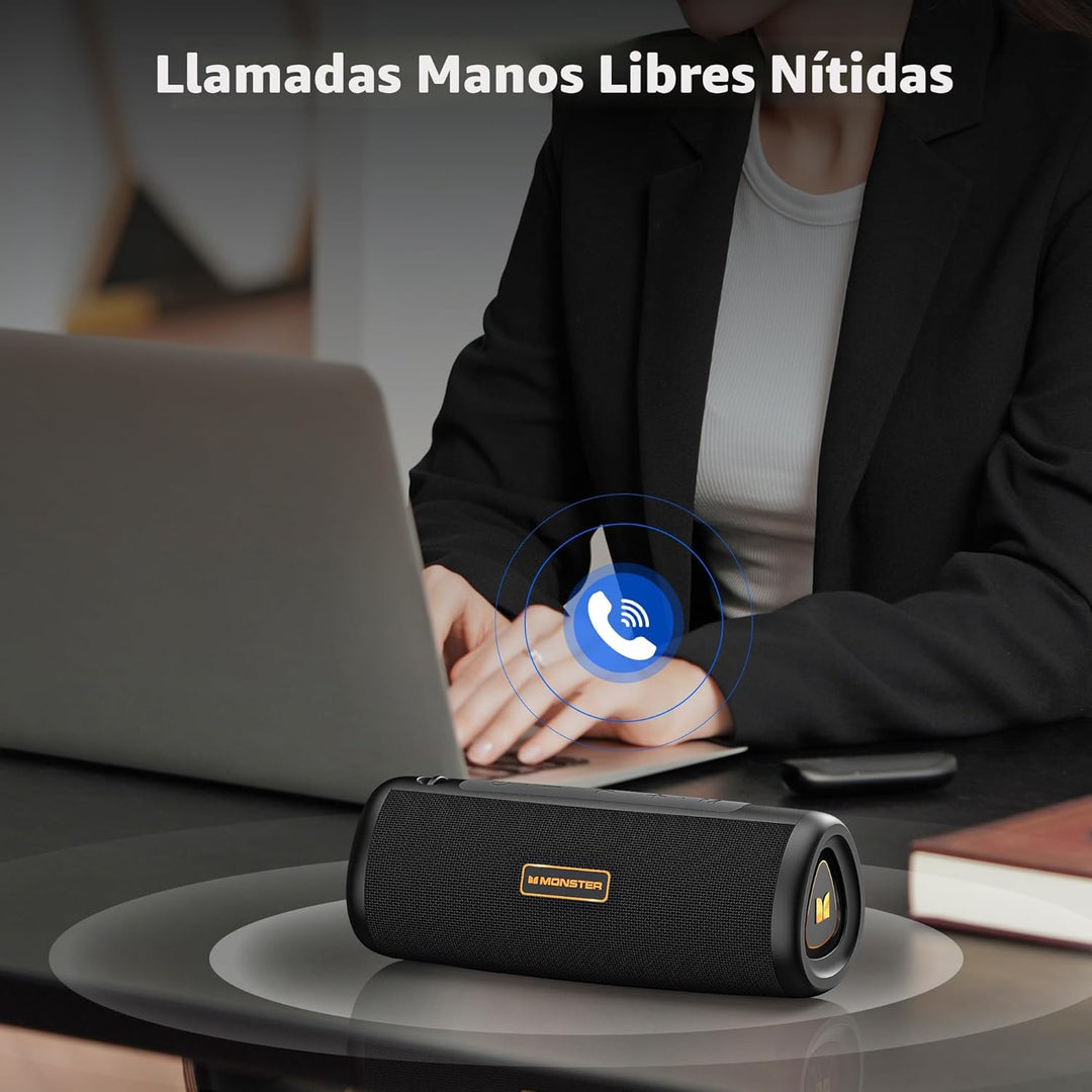 Monster Altavoz Bluetooth S230, altavoz inalámbrico con sonido esté...