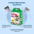 Fujifilm Película instantánea Instax Mini, 60 disparos (10 hojas x 6)
