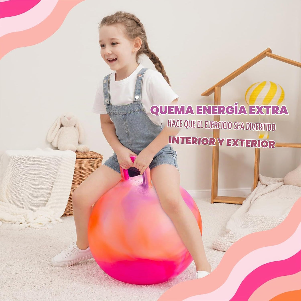Bola de tolva para niños de 3 a 8 años | Bola hinchable de 18